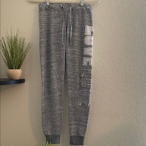 Reflex Charcoal Love Joggers Size Small 🩶🤍
